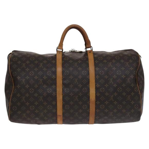LOUIS VUITTON Monogram Keepall 60 Boston Bag M41422 - Picture 2 of 16